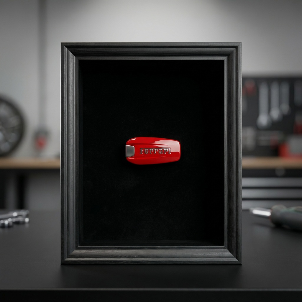 Ferrari Schlüsselrahmen Alcantara